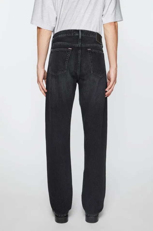 Men Regular Fit Jeans 8211 1996 Black Acne Studios Jeans