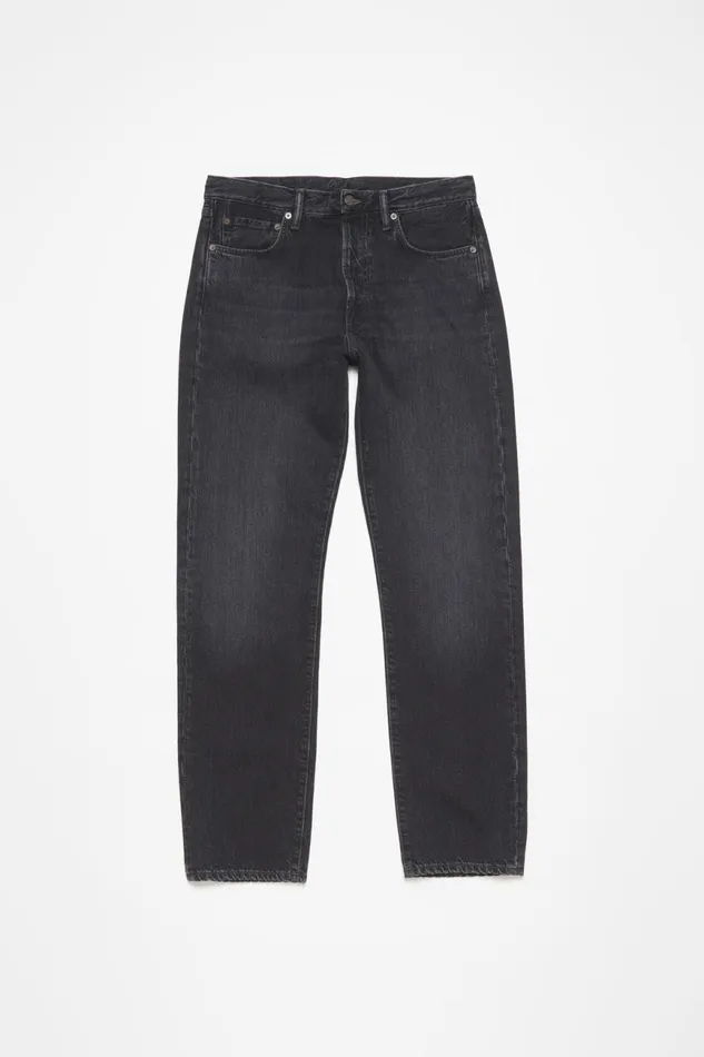 Men Regular Fit Jeans 8211 1996 Black Acne Studios Jeans