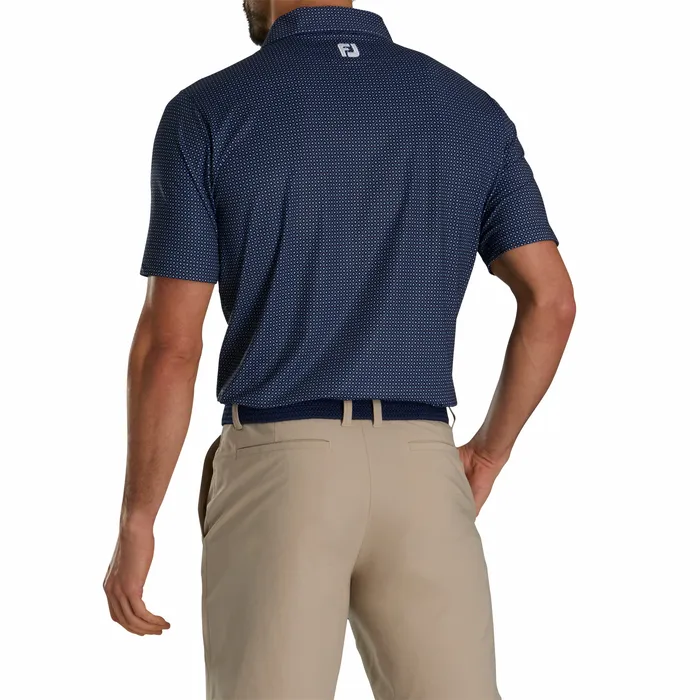 Men Shirts FootJoy Dot Geo Lisle