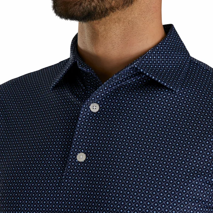 Men Shirts FootJoy Dot Geo Lisle