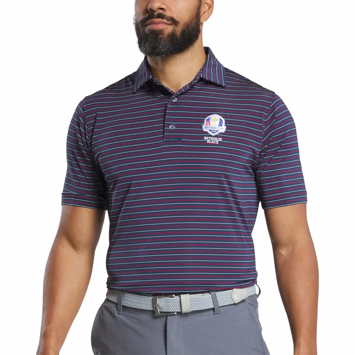Men Shirts FootJoy Ryder Cup Heather Stripe Lisle