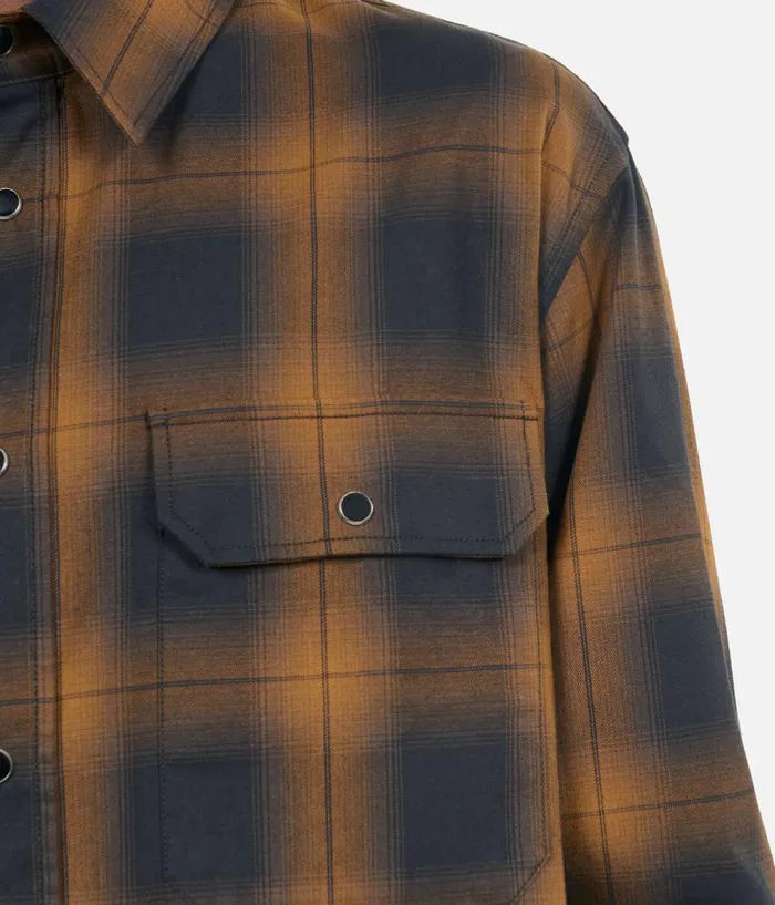 Men Shirts THE KOOPLES Black And Brown Checked Overshirt Men Shirts THE KOOPLES Black And Brown Checked Overshirt