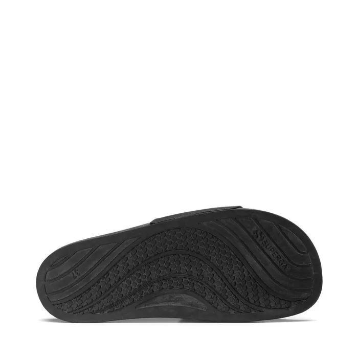Men Slippers Unisex 1908 SLIDES CLEAR IDENTITY SLIDE BLACK Superga Slippers
