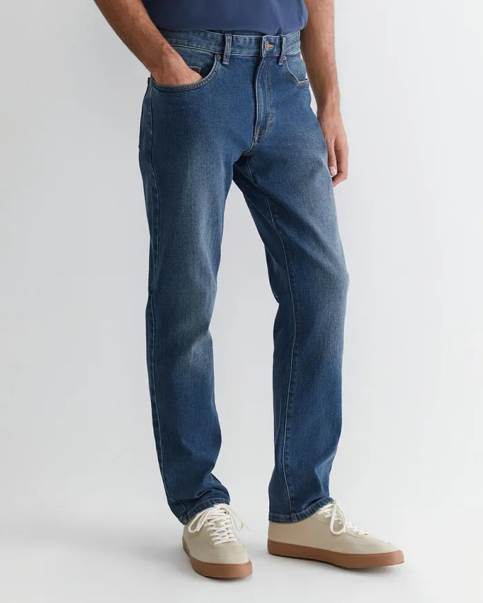 Men Sportscraft Pants Grayson Straight Jean Vintage Wash