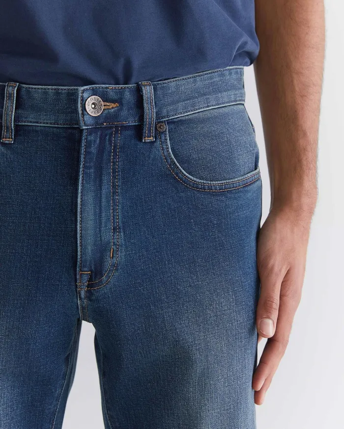 Men Sportscraft Pants Grayson Straight Jean Vintage Wash