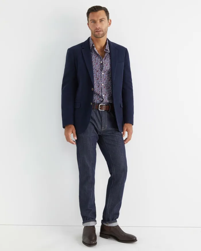 Men Sportscraft Shirts Azra Liberty Shirt Wineberry