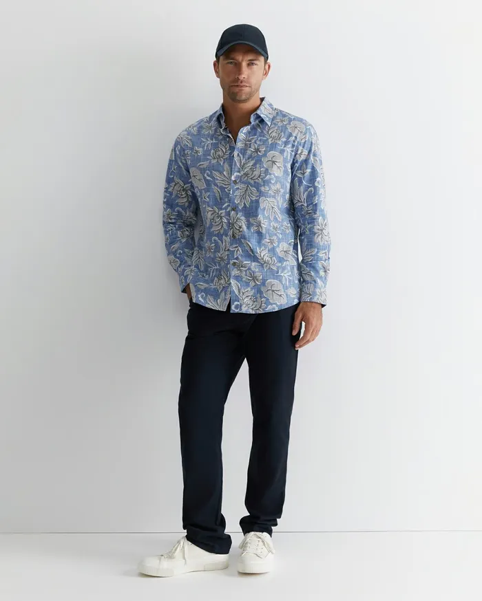 Men Sportscraft Shirts Hutton Shirt Malt