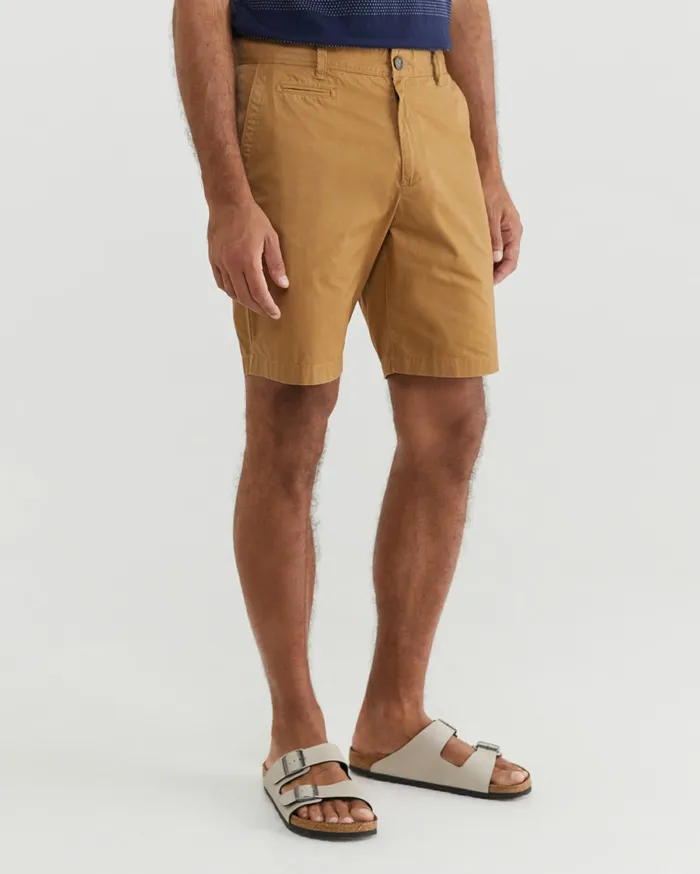 Men Sportscraft Shorts Classic Chino Short Tan