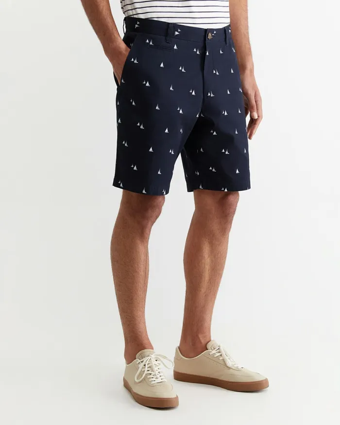 Men Sportscraft Shorts Classic Printed Short Classic Navy