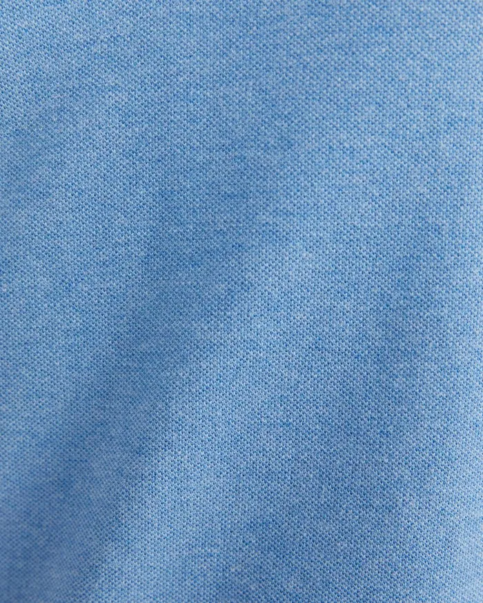 Men Sportscraft TShirts and Polos SC Melange Pique Polo Blue Melange