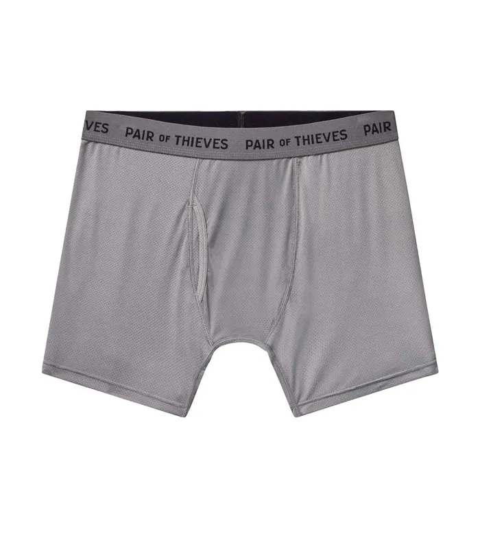Men Superfit Boxer Briefs Black Grey Underwear 2 Pack 1022680005 Pair Of Thieves Boxer Briefs
