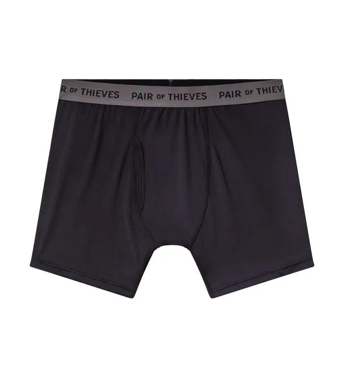 Men Superfit Boxer Briefs Black Grey Underwear 2 Pack 1022680005 Pair Of Thieves Boxer Briefs