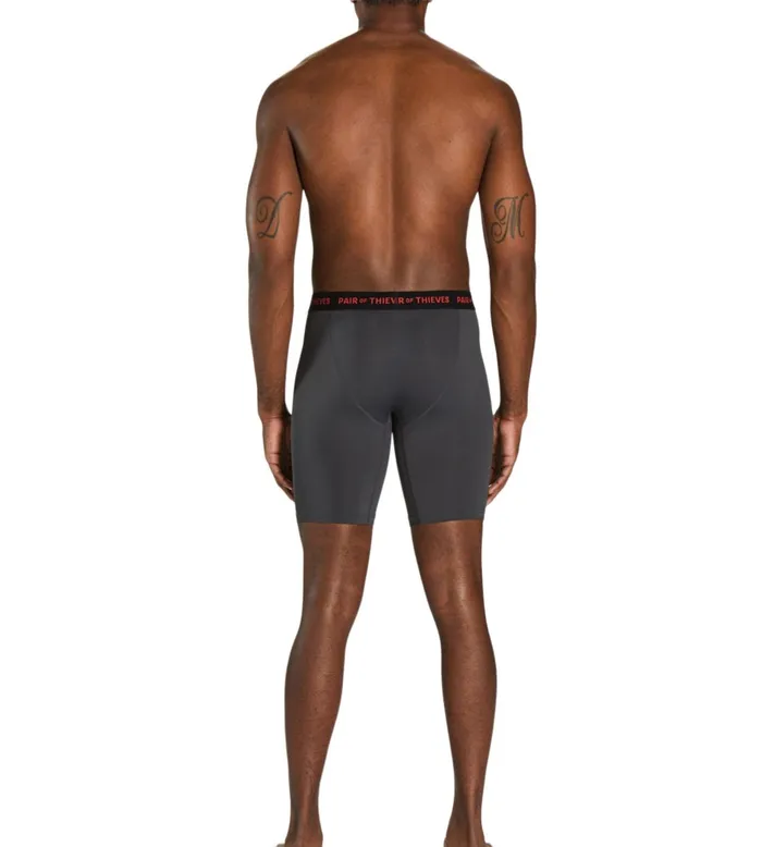 Men Superfit Long Boxer Briefs Black Charcoal Underwear 2 Pack Pair Of Thieves Long Boxer Briefs Men Superfit Long Boxer Briefs Black Charcoal Underwear 2 Pack Pair Of Thieves Long Boxer Briefs