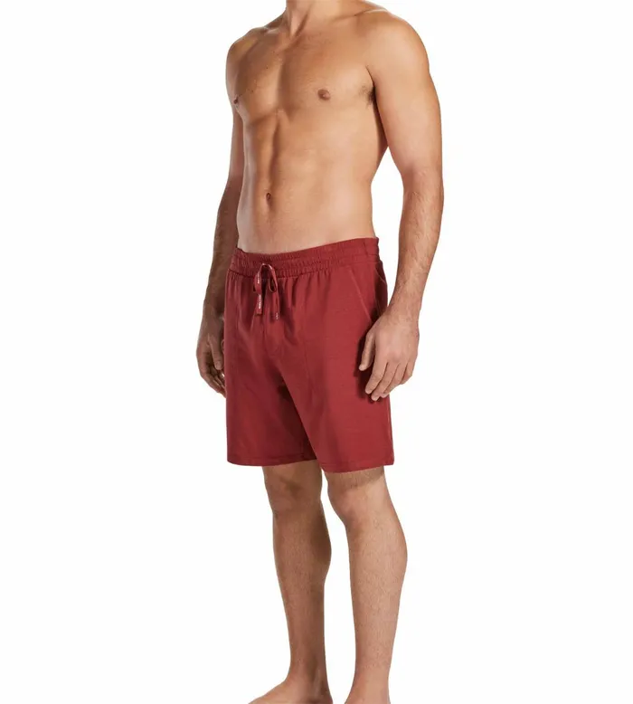 Men Supersoft Lounge Shorts Mineral Red Black Bottoms 1 Pack Pair Of Thieves Shorts