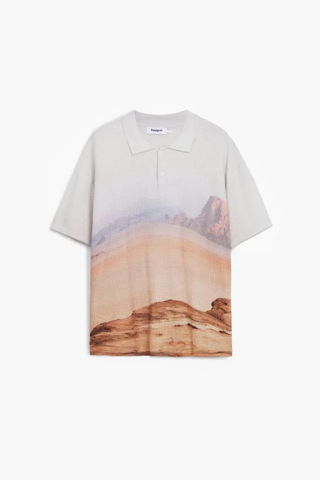 Men Tshirts Desigual Landscape Tshirt