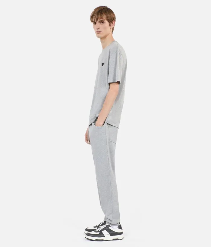 Men Tshirts THE KOOPLES Grey Blazon Tshirt Men Tshirts THE KOOPLES Grey Blazon Tshirt