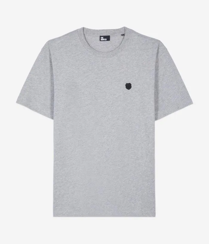 Men Tshirts THE KOOPLES Grey Blazon Tshirt Men Tshirts THE KOOPLES Grey Blazon Tshirt