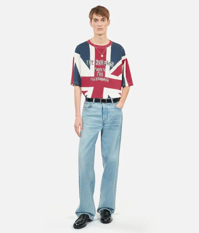 Men Tshirts THE KOOPLES UK Flag Printed Tshirt