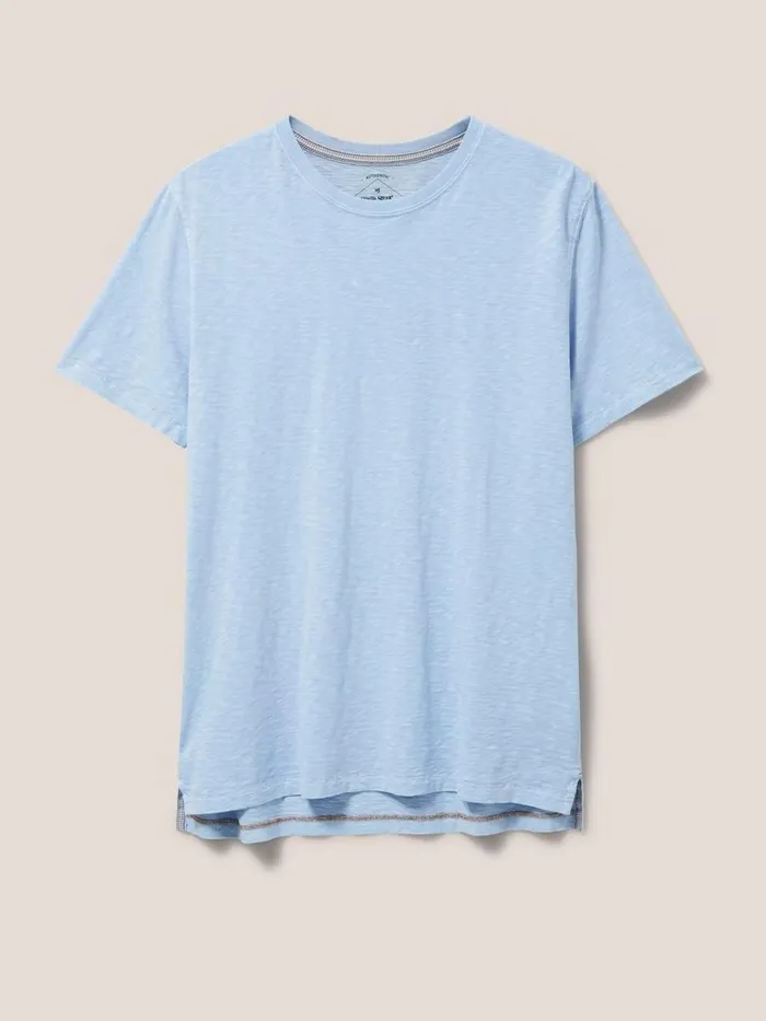 Men TSHIRTS White Stuff Abersoch Short Sleeve Tee Light Blue Men TSHIRTS White Stuff Abersoch Short Sleeve Tee Light Blue