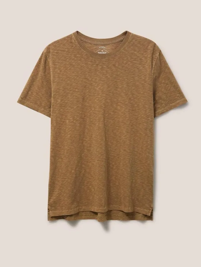 Men TSHIRTS White Stuff Abersoch Short Sleeve Tee Light Brown Men TSHIRTS White Stuff Abersoch Short Sleeve Tee Light Brown