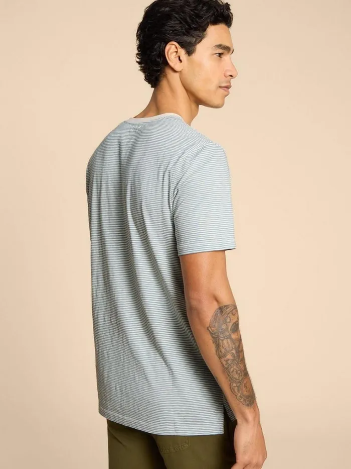 Men TSHIRTS White Stuff Abersoch SS Stripe Tee White Multi Men TSHIRTS White Stuff Abersoch SS Stripe Tee White Multi
