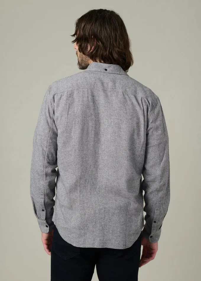 Men Tops Tees Joe039s Jeans CHESTER FLANNEL SHIRT Heather Grey