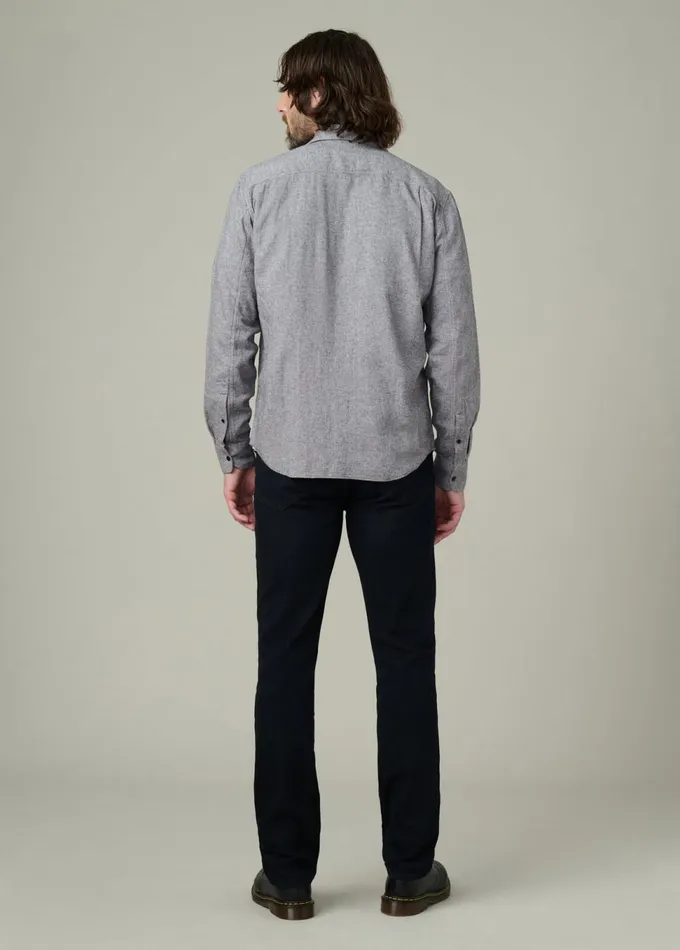 Men Tops Tees Joe039s Jeans CHESTER FLANNEL SHIRT Heather Grey