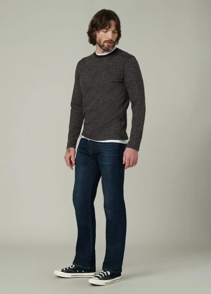 Men Tops Tees Joe039s Jeans TATE LONG SLEEVE CREWNECK Black