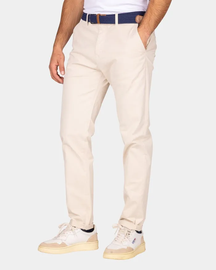 Men Trousers NZA New Zealand Auckland Cotton Ecru Chino 8211 Powder Sand