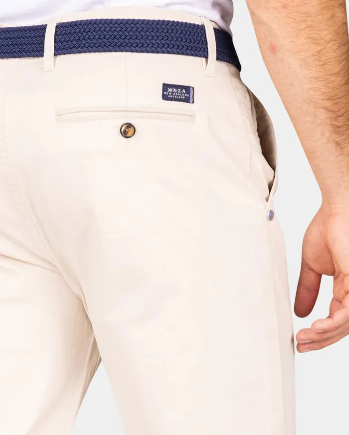 Men Trousers NZA New Zealand Auckland Cotton Ecru Chino 8211 Powder Sand