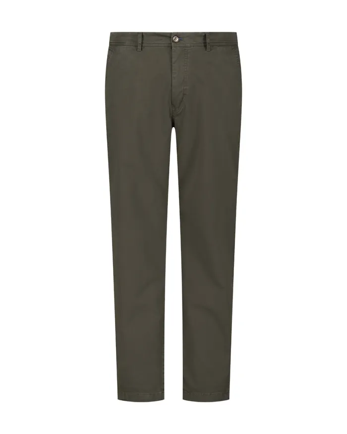 Men Trousers NZA New Zealand Auckland Dark Green Cotton Chino 8211 Gravel Green