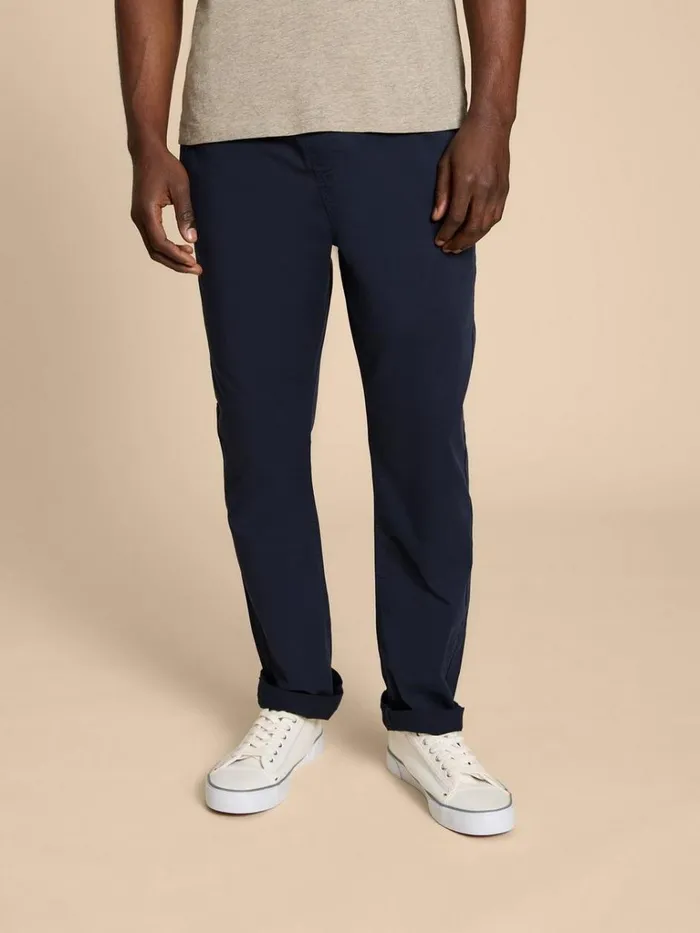 Men TROUSERS White Stuff Palmer Drawstring Chino Dark Navy Men TROUSERS White Stuff Palmer Drawstring Chino Dark Navy