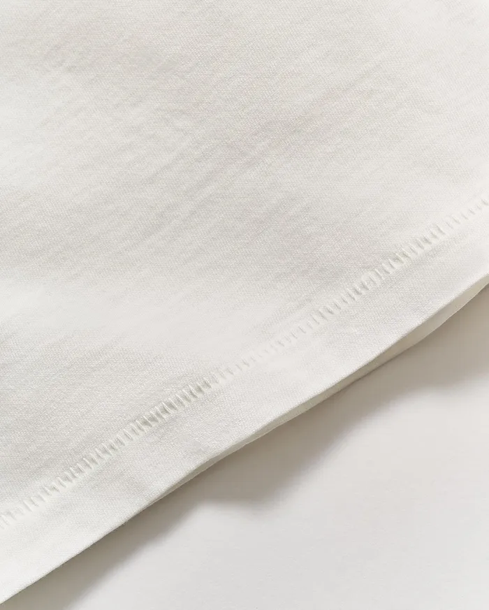 Men Washed Tee White Billy Reid Polos Tees and Henleys