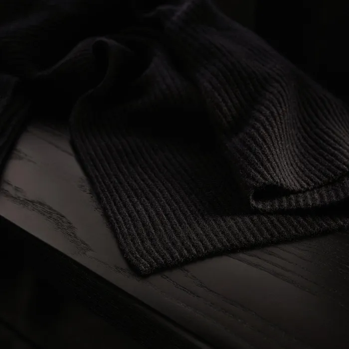 MENWOMEN James Perse ASPEN COLLECTION Thermal Cashmere Scarf Black