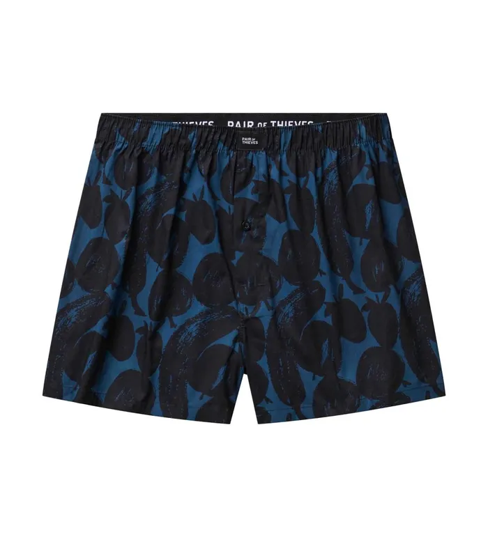 Men Woven Boxers Dark Teal Underwear 2 Pack Pair Of Thieves Boxers