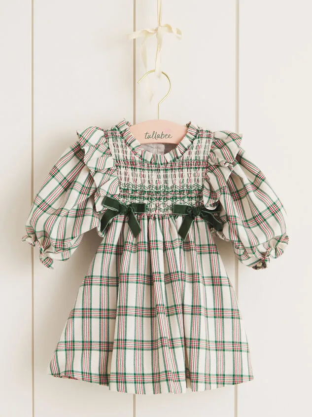 Mere Smocked Plaid Dress Green Girl Altar039d State Dresses