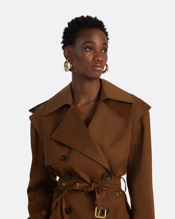 Merrik Deep Brown Modular Coat Deep Brown Women Jackets and Coats Safiyaa