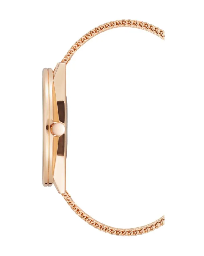 Mesh Bracelet Watch Rose Goldtone Women Nine West Straps Mesh Bracelet Watch Rose Goldtone Women Nine West Straps