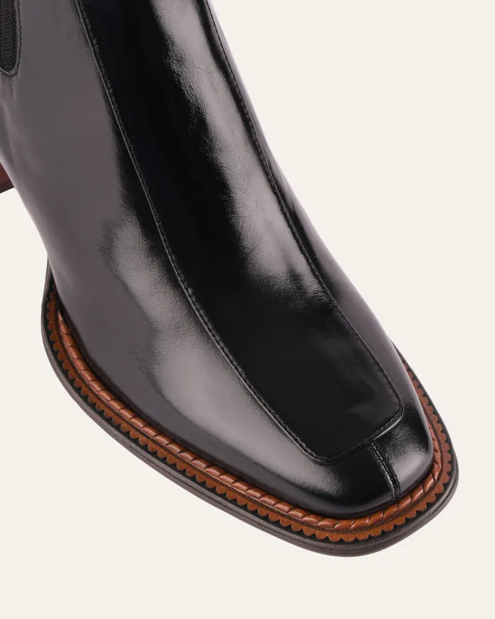 MID ANKLE BOOTS jomercer Women Devina mid ankle boots black leather MID ANKLE BOOTS jomercer Women Devina mid ankle boots black leather
