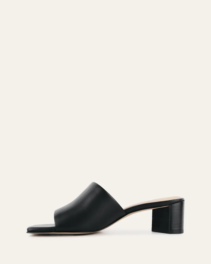 MID HEELS Herbie mid heel sandals black leather jomercer Women MID HEELS Herbie mid heel sandals black leather jomercer Women
