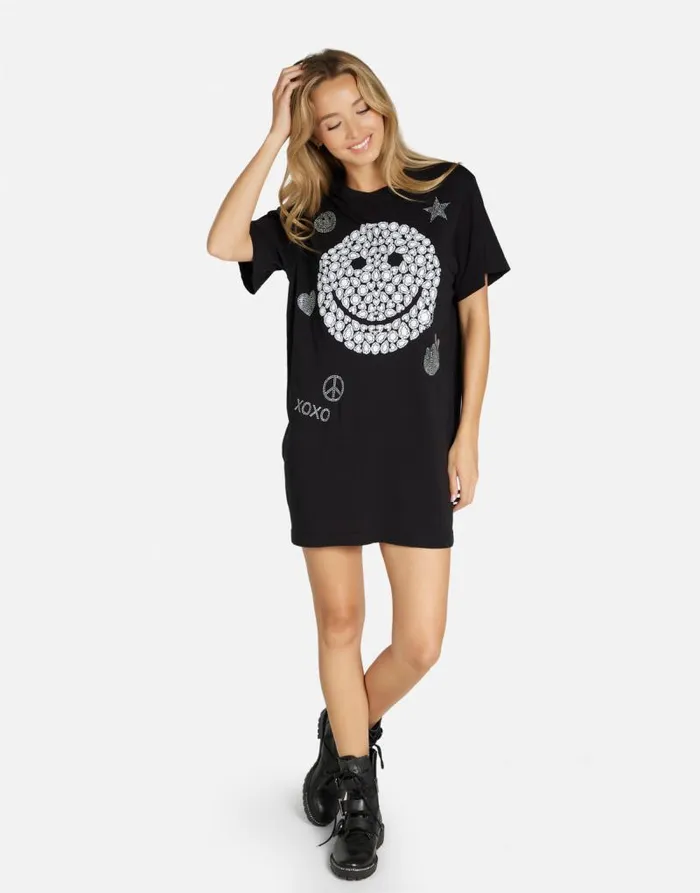 Misty Diamond Happyface Black Women Lauren Moshi Dresses