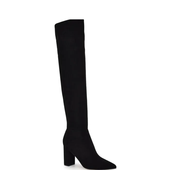 Miykah Over The Knee Boots Black Women Nine West Boots and Booties Miykah Over The Knee Boots Black Women Nine West Boots and Booties