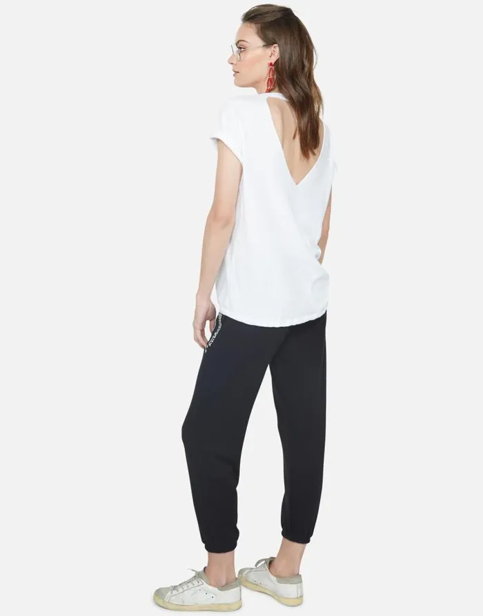 Moxie Skull Crest White Women Lauren Moshi Short Sleeve