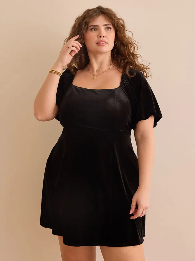 Naomi Velvet Dress Black Women Altar039d State Dresses