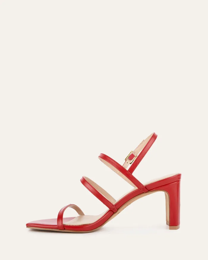 Nix mid heel sandals salsa leather MID HEELS jomercer Women Nix mid heel sandals salsa leather MID HEELS jomercer Women