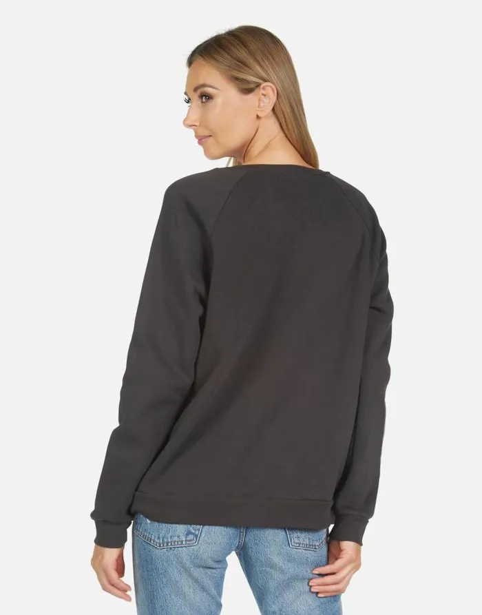 Noleta X Aerosmith Skull Onyx Women Lauren Moshi Long Sleeve