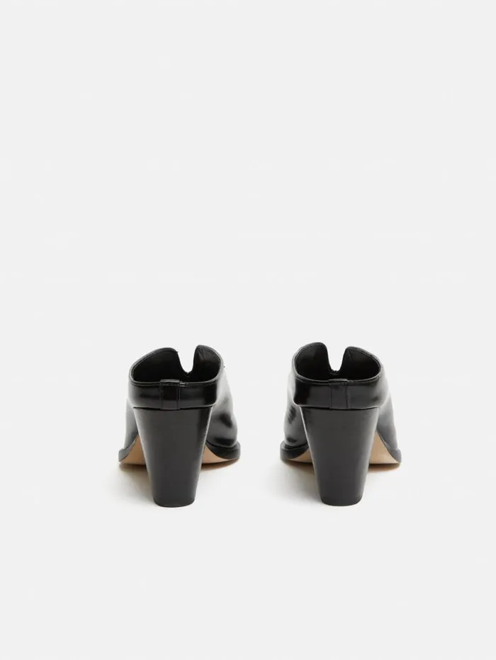 Oakley Heeled Mule Black Women Jigsaw Heels