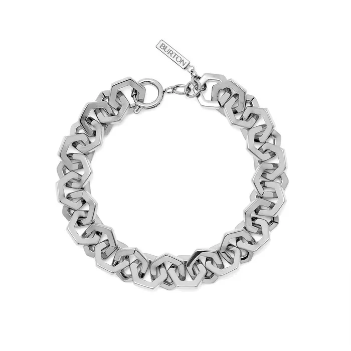 Olivia Burton Bracelets Women Honeycomb Silver Link Bracelet