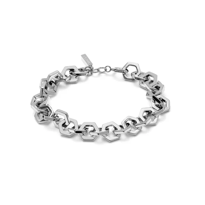Olivia Burton Bracelets Women Honeycomb Silver Link Bracelet
