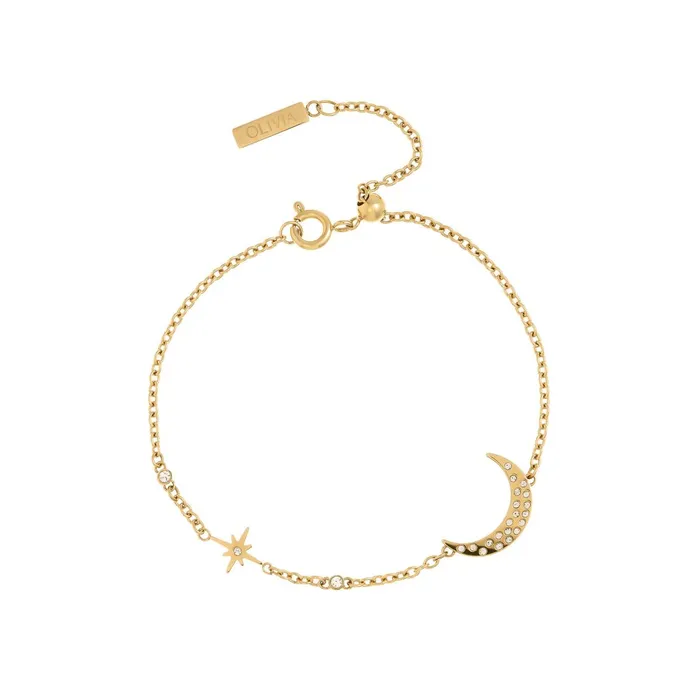 Olivia Burton Bracelets Women North Star and Moon Gold Bracelet